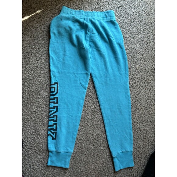 Victoria's Secret Pink Jogger Sweatpants, XS Teal Blue Black LOGO - Picture 5 of 5